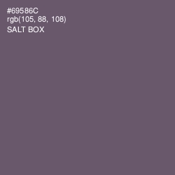 #69586C - Salt Box Color Image